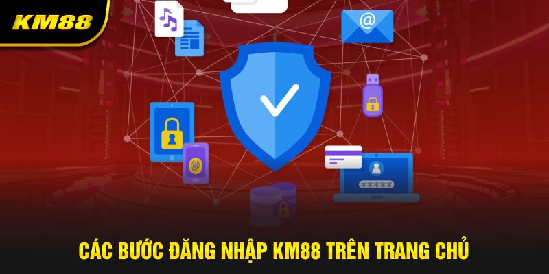 Các bước đăng nhập trên trang chủ